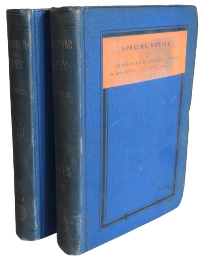 The Story of Nuncomar and the Impeachment of Sir Elijah Impey By Sir James Fitzjames Stephen Vol I & book front cover