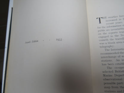 Meteorology For Masters and Mates By Charles H. Brown 1933