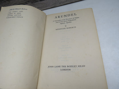 Arundel, A Chronicle of the Province of Maine and of the Secret Expedition Against Quebec by Kenneth book image 4