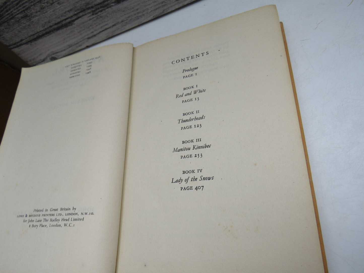 Arundel, A Chronicle of the Province of Maine and of the Secret Expedition Against Quebec by Kenneth Roberts (Historical Fiction Book, 1948)