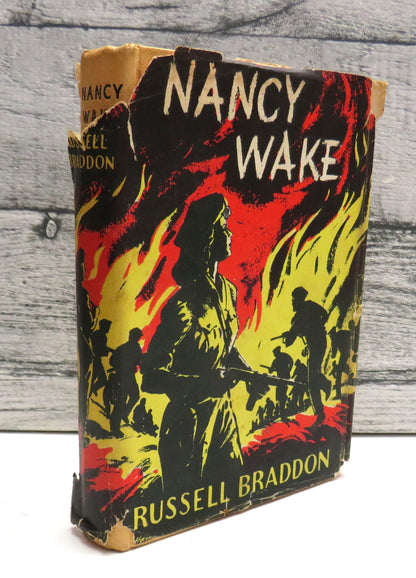 Nancy Wake, The story of a very brave woman by Russell Braddon (WWII Biography Book, 1956) book front cover