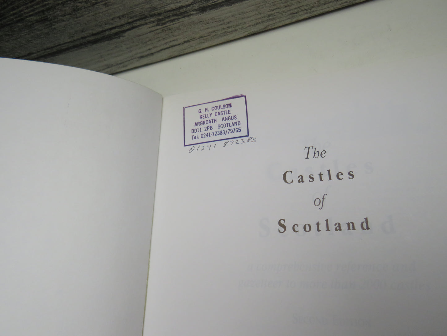 The Castles of Scotland By Martin Coventry 1997 2nd Edition