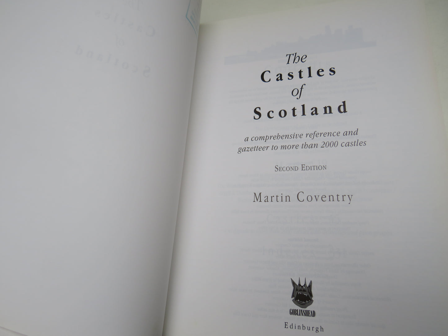 The Castles of Scotland By Martin Coventry 1997 2nd Edition