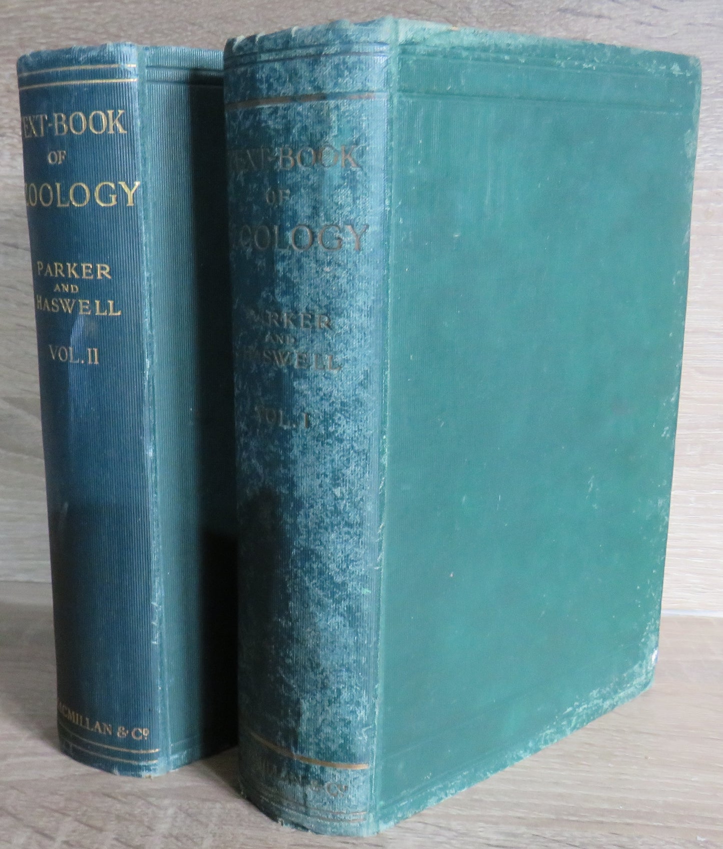 A Text-Book Of Zoology By T. Jefferey Parker and William A. Haswell Vol I & II 1910 & 1930