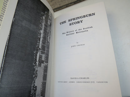 The Springburn Story The History Of The Scottish Railway Metropolis By John Thomas 1974 book image 4