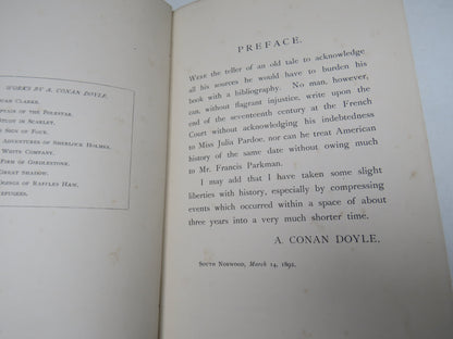 The Refugees A Tale of Two Continents By A. Conan Doyle 1893