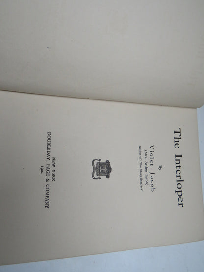 The Interloper By Violet Jacob 1904 1st Edition