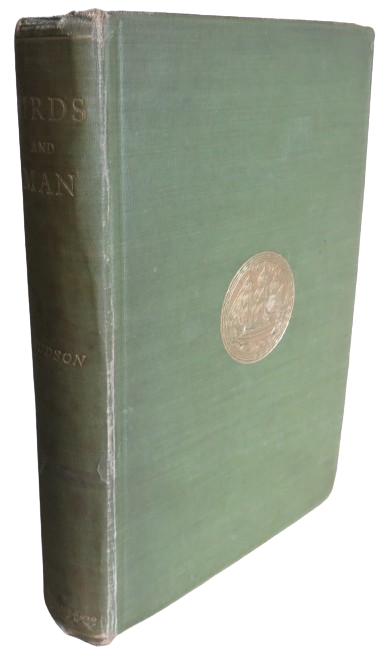 Birds and Man By W.H. Hudson 1901 book front cover