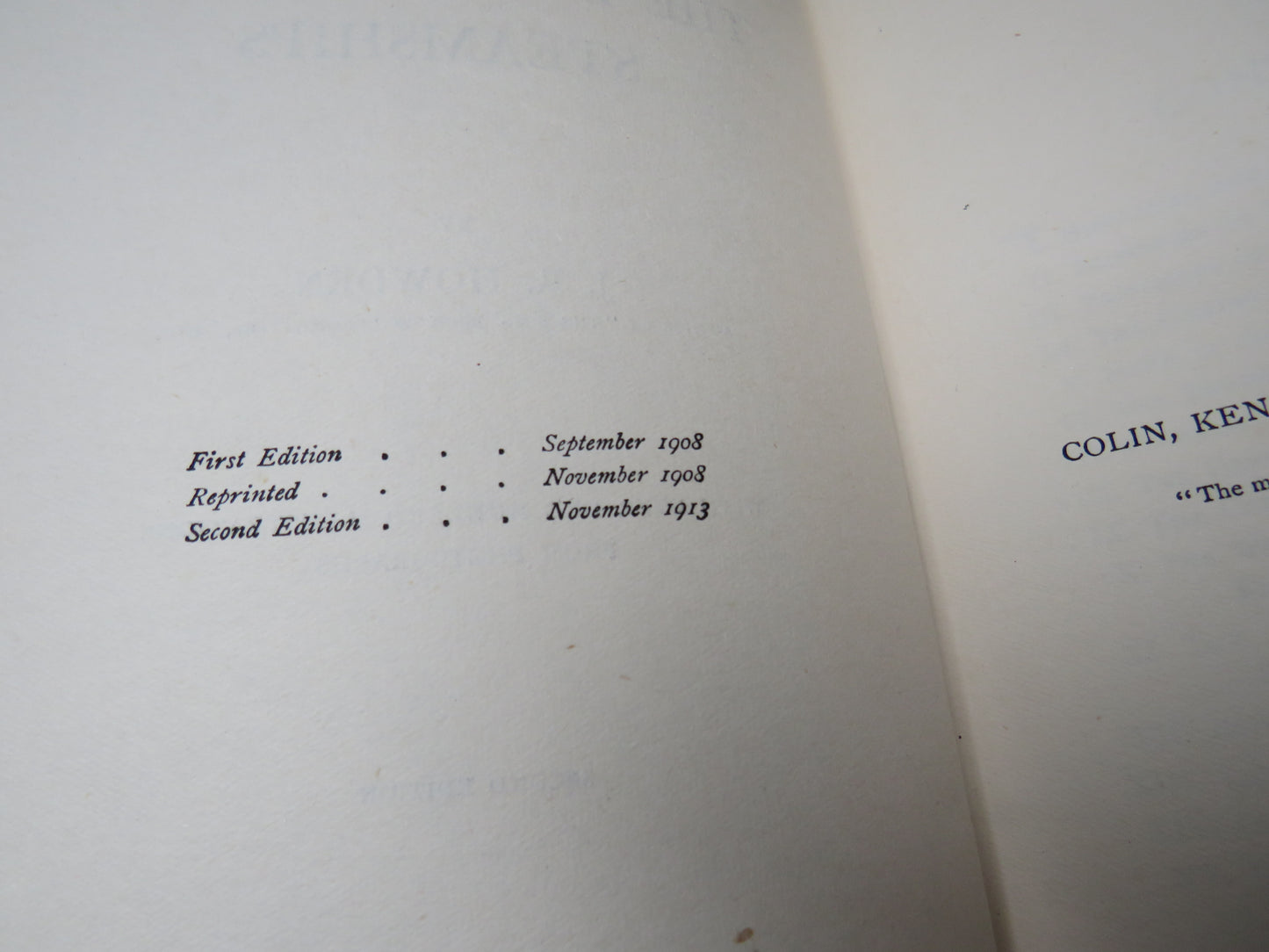 The Boys' Book of Steamships By J. R. Howden 1913