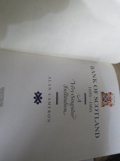 Bank Of Scotland 1695-1995 A Very Singular Institution By Alan Cameron 1995, Vintage Book book image 3
