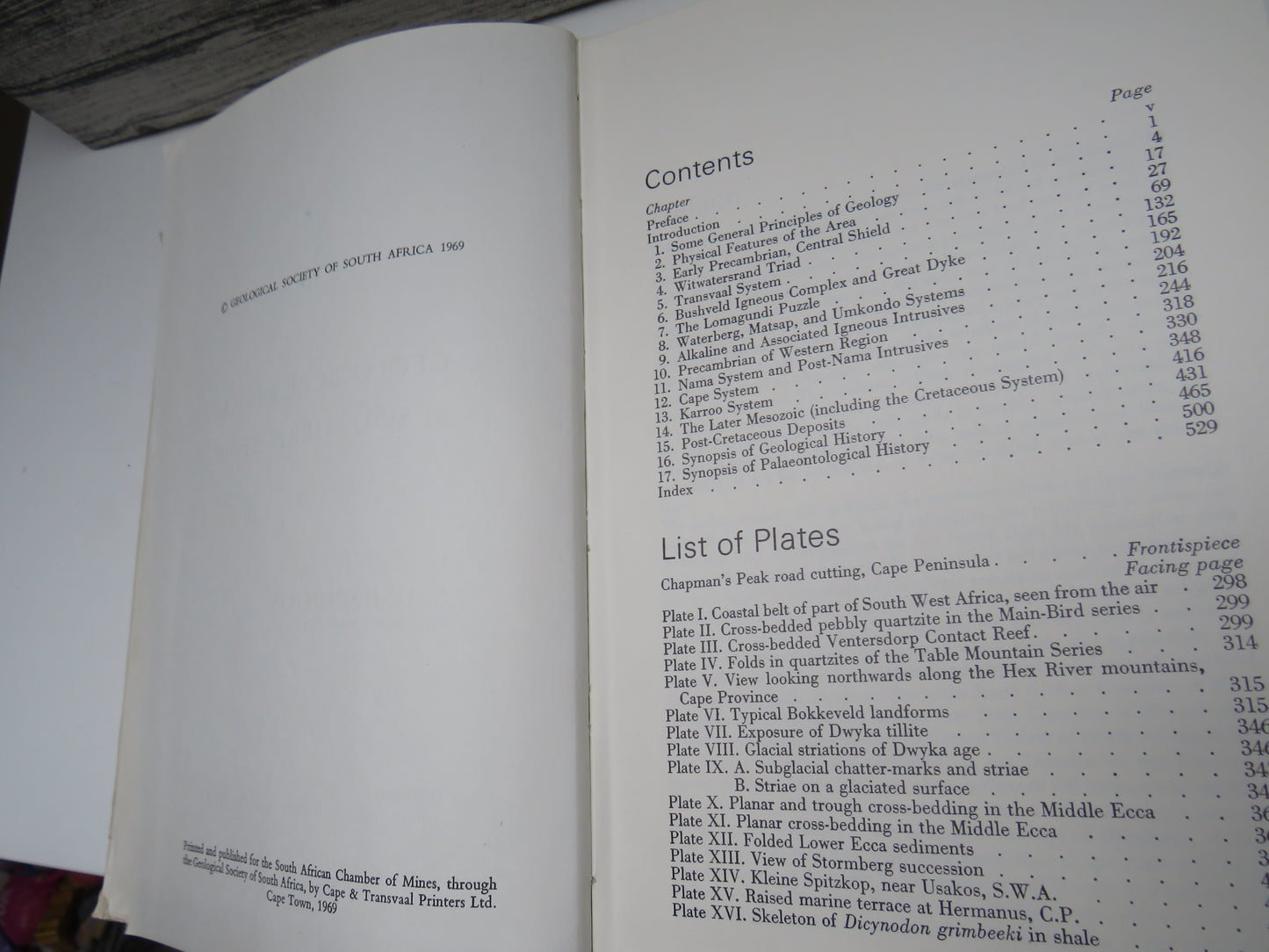 Geological History of Southern Africa By S. H. Haughton 1969