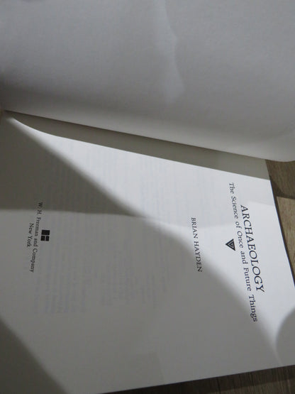 Archaeology The Science of Once and Future Things By Brian Hayden 1993 book image 3