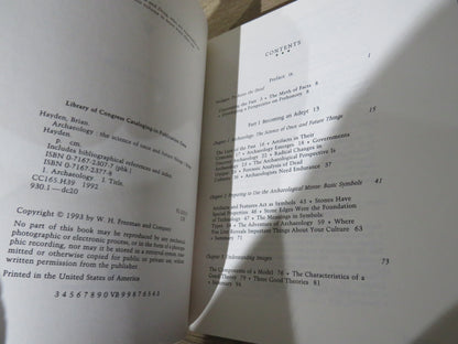 Archaeology The Science of Once and Future Things By Brian Hayden 1993 book image 4