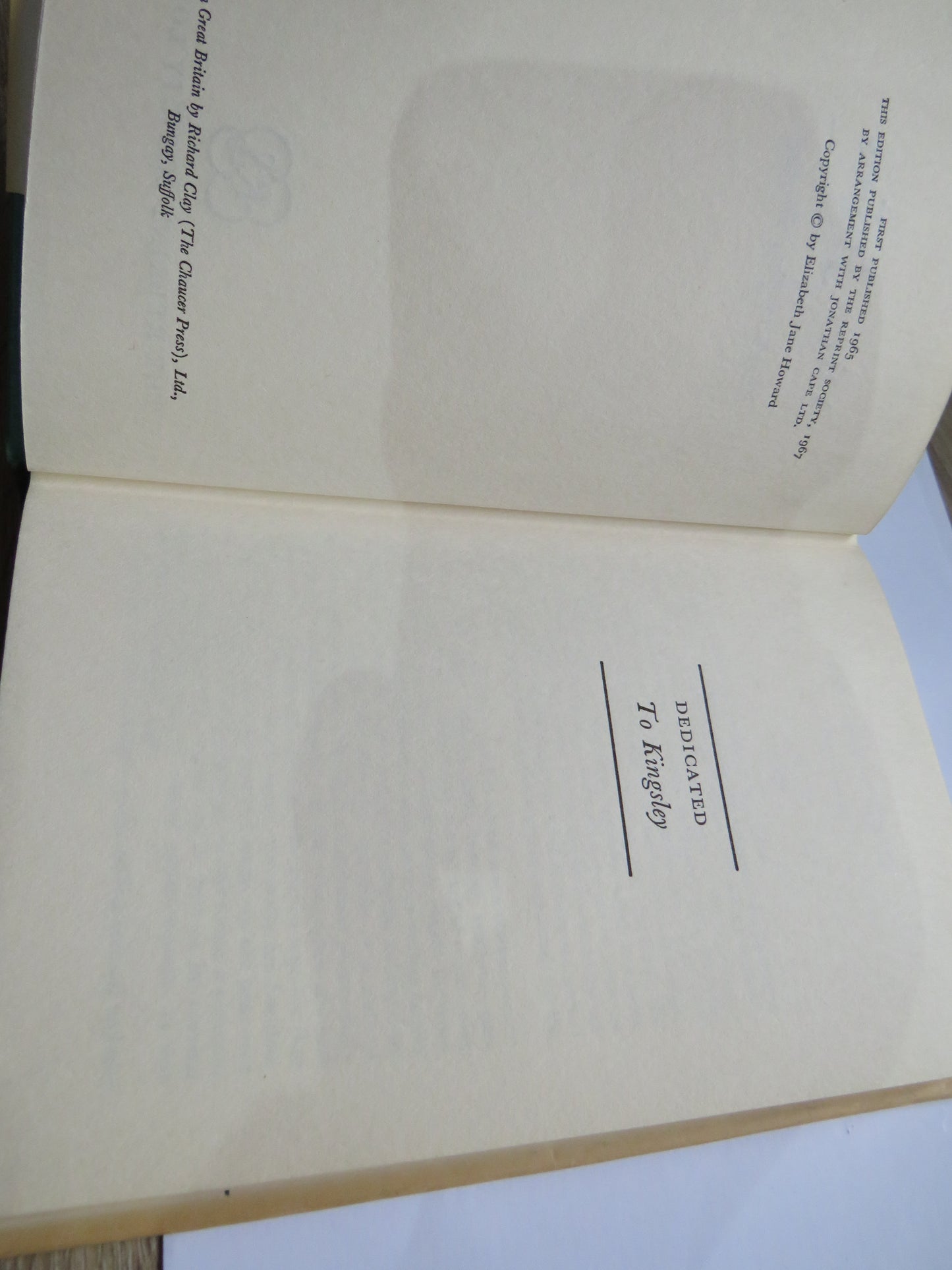 After Julius By Elizabeth Jane Howard 1967