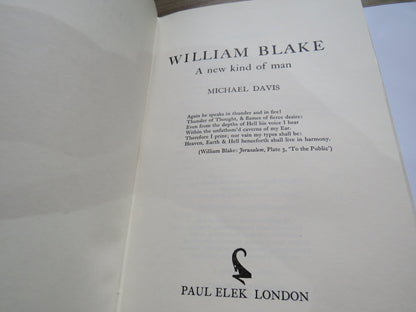 William Blake A New Kind of Man By Michael Davis 1977 book image 2