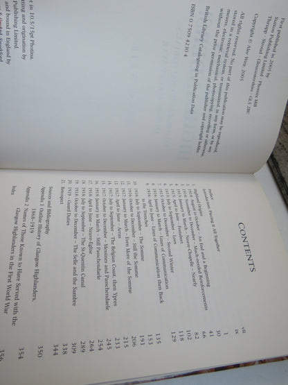 Come On Highlanders Glasgow Territorials In The Great War By Alec Weir 2005 book image 4