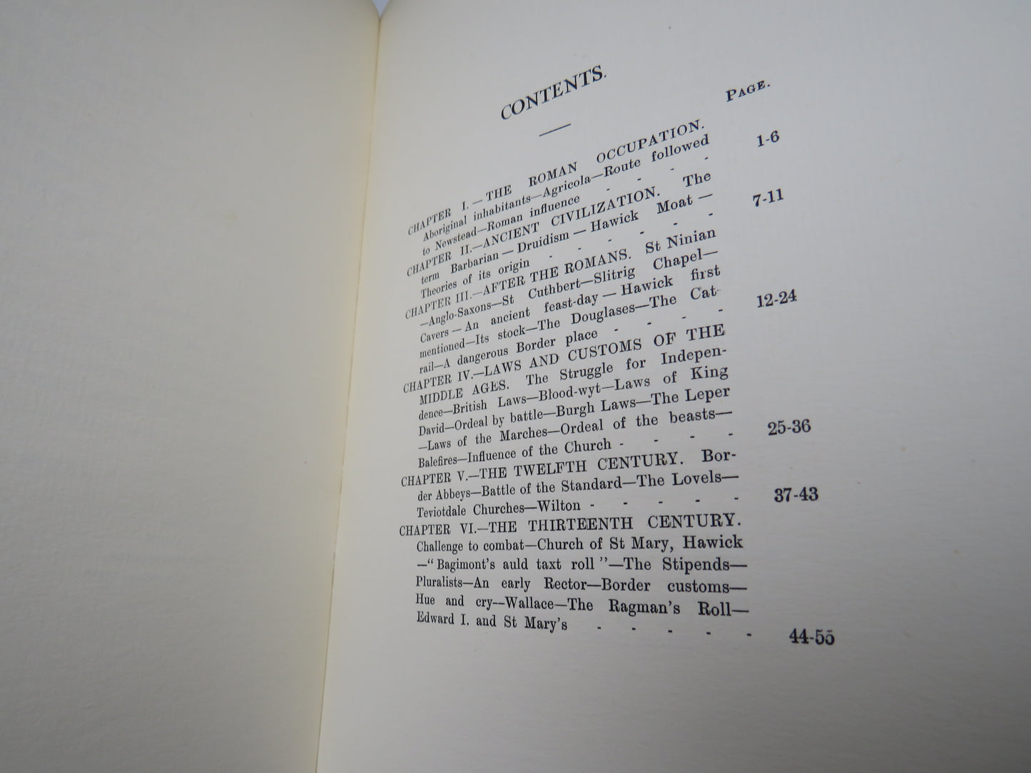 Hawick and The Border A Survey of Social and Political History From The Earliest Times To The Union of the Crowns By The Late R.S. Craig Advocate 1927