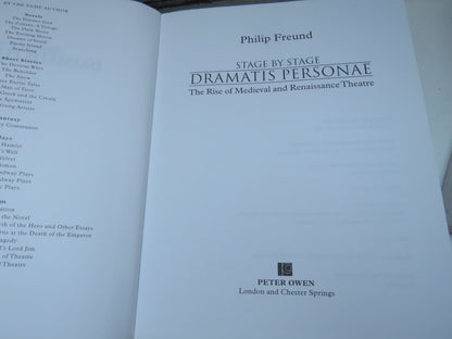 Dramatis Personae by Philip Freund, Stage by Stage (Theatre History Book, 2006) book image 4