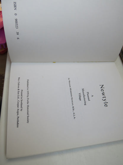 Newtyle A Planned Manufacturing Village By William Murdoch Duncan 1979 book image 3