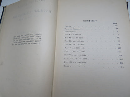 Scottish Annals From English Chroniclers A.D. 500 to 1286 By Alan O. Anderson 1908