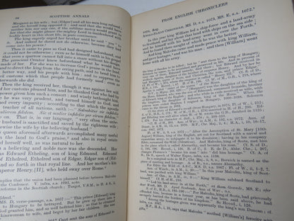 Scottish Annals From English Chroniclers A.D. 500 to 1286 By Alan O. Anderson 1908