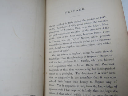 The Geology and Extinct Volcanos of Central France By G. Poulett Scrope 1858