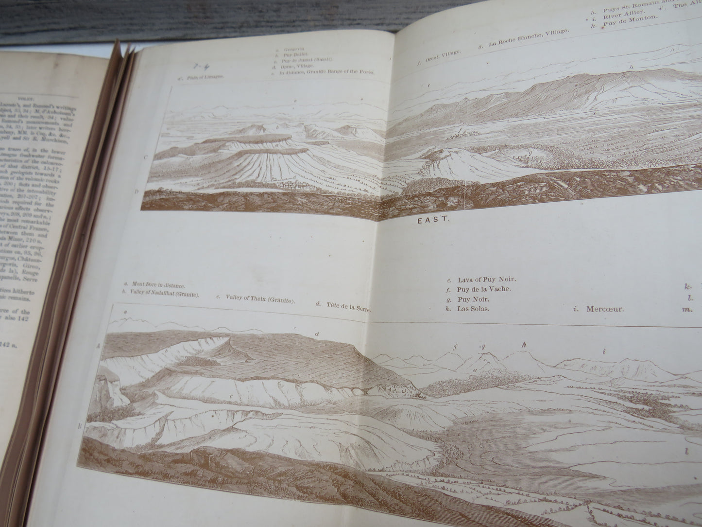 The Geology and Extinct Volcanos of Central France By G. Poulett Scrope 1858