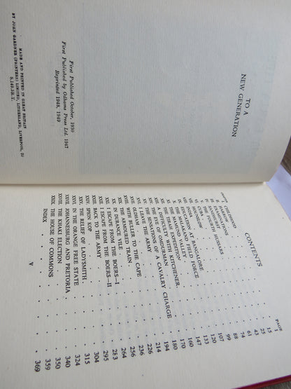 4 Volumes By Winston Churchill Step By Step, Thoughts and Adventures, Great Contemporaries, My Early book image 8