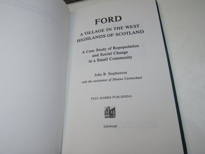 Ford A Village In The West Highlands of Scotland A Case Study of Repopulation and Social Change In A book image 4