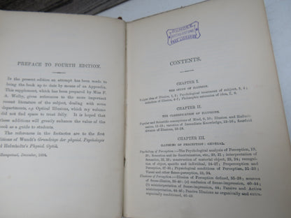 Illusions A Psychological Study By James Sully 1895