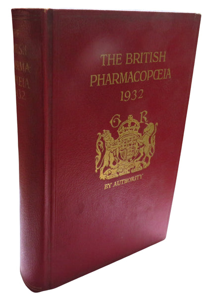 The British Pharmacopoeia 1932 book front cover