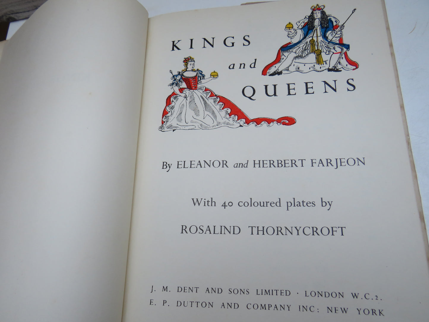Kings and Queens by Eleanor & Herbert Farjeon (Poetry Book, 1940)
