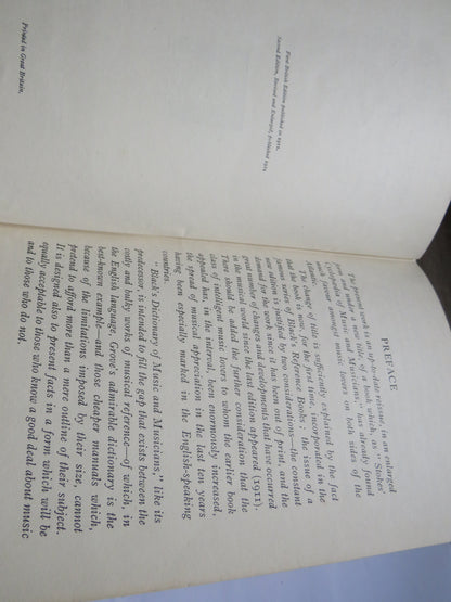 Black's Dictionary of Music & Musicians By L.J. Bekker 1924 book image 3
