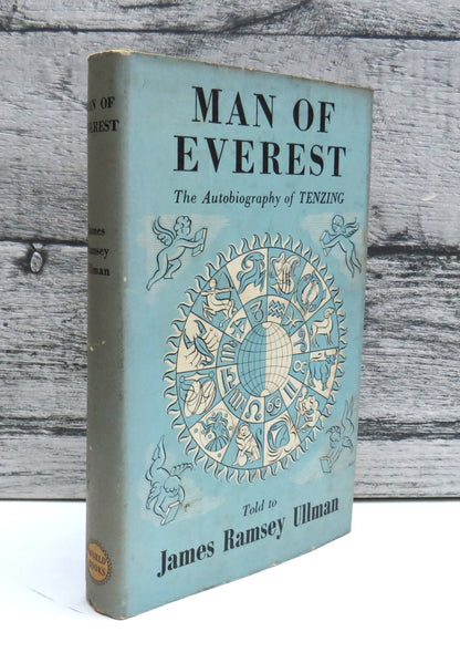 Man of Everest, The Autobiography of Tenzing told to James Ramsey Ullman (Mountaineering Book, 1956) book front cover