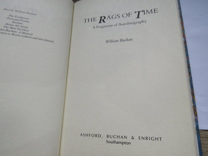 The Rags of Time A Fragment of Autobiography By William Buchan 1990 book image 2