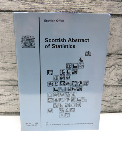 Scottish Office Scottish Abstract of Statistics No.17 1988 book front cover
