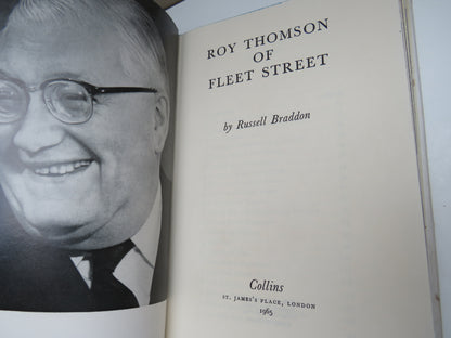 Roy Thomson of Fleet Street By Russell Braddon 1965 book image 4