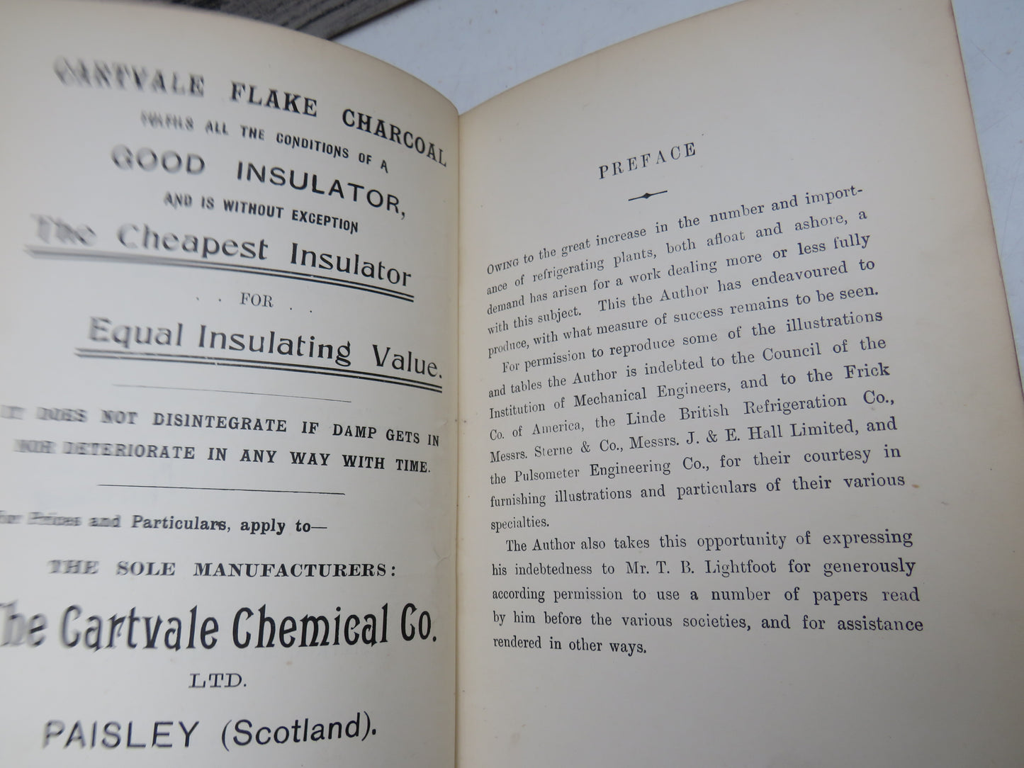 Refrigerating Machinery Its Principles and Management By A. Ritchie Leask 1907