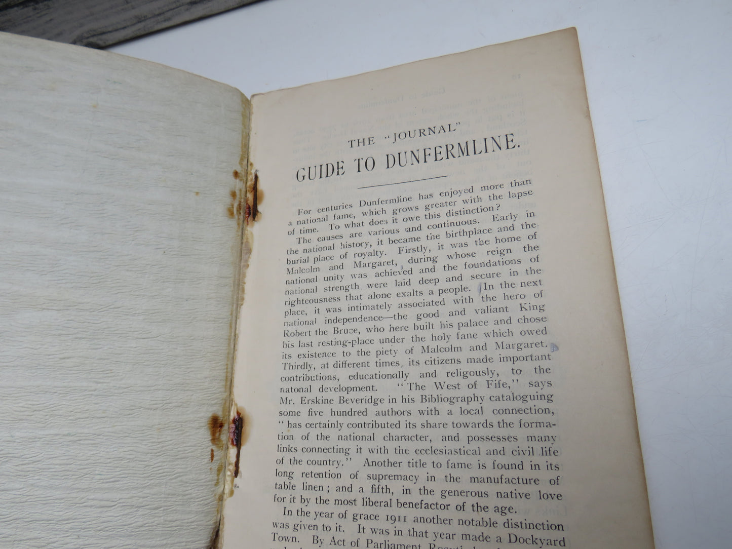 The Journal Guide To Dunfermline By J. B. Mackie