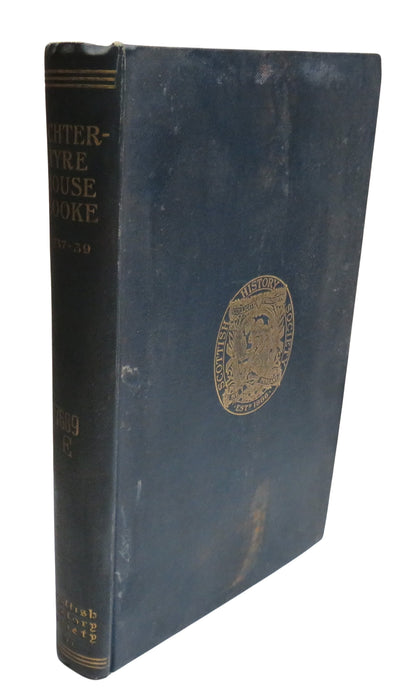 Ochtertyre House Booke of Accomps 1737-1739 .... 1907 book front cover