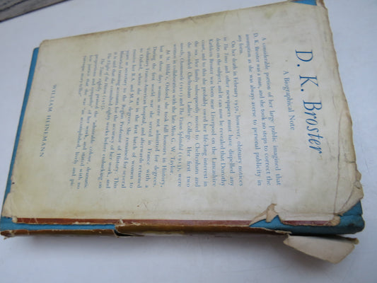 The Dark Mile by D. K. Broster (Historical Fiction Book, 1965)