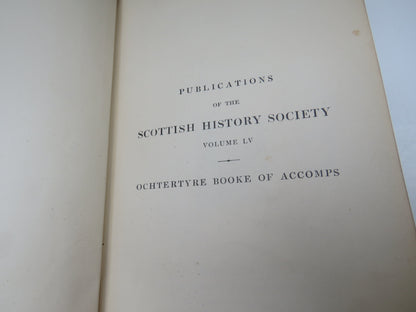 Ochtertyre House Booke of Accomps 1737-1739 .... 1907 book image 5