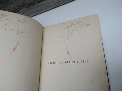 A Book of Scottish Poetry Selected and Arranged By M. B. Synge