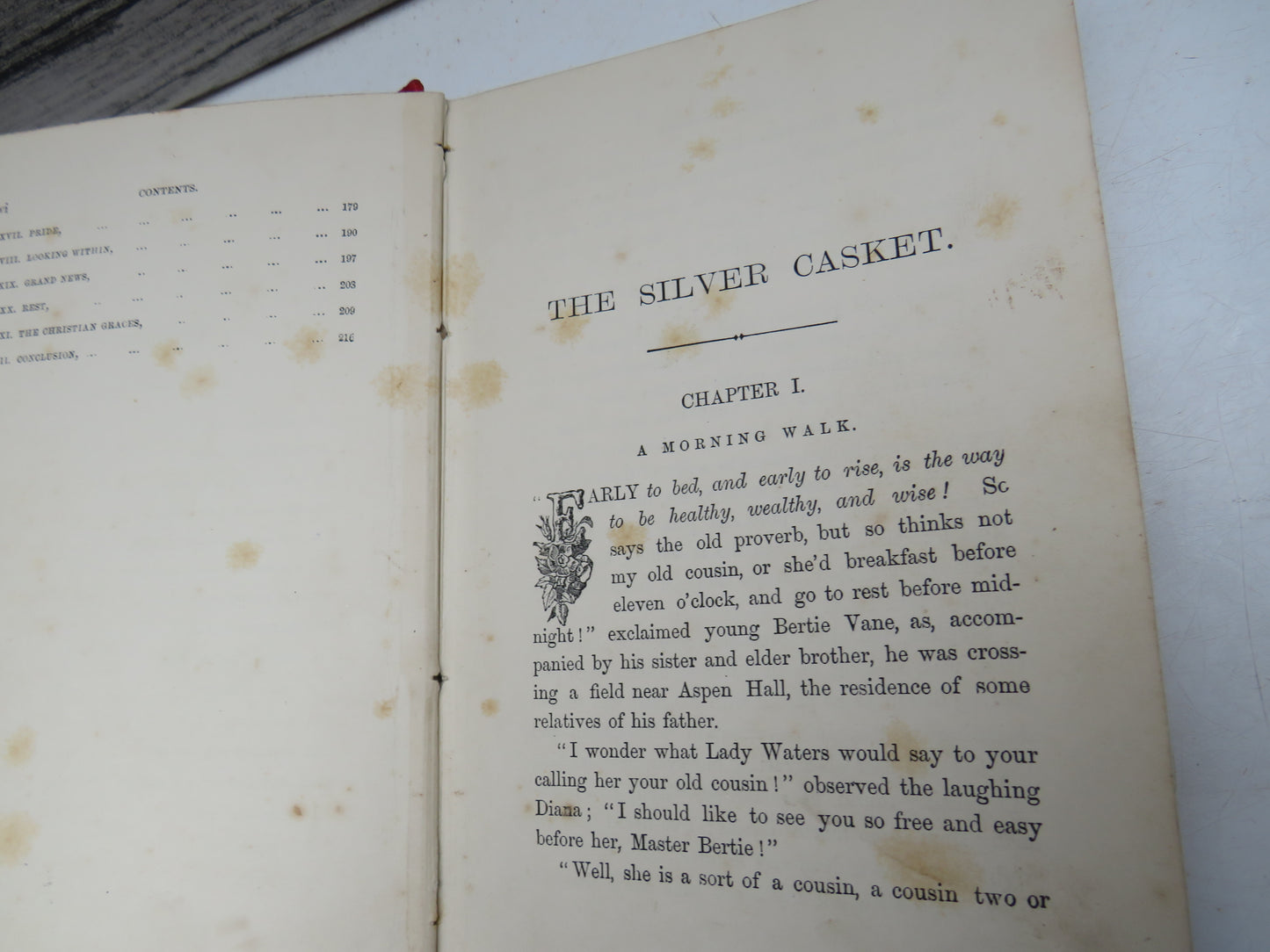 The Silver Casket: Or The World and Its Wiles By A. L. O. E. 1882