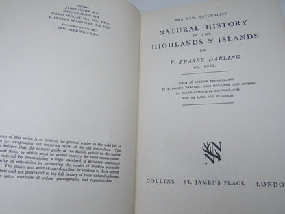 Natural History in the Highlands and Islands by F. Fraser Darling (Natural History Book, 1947) book image 4