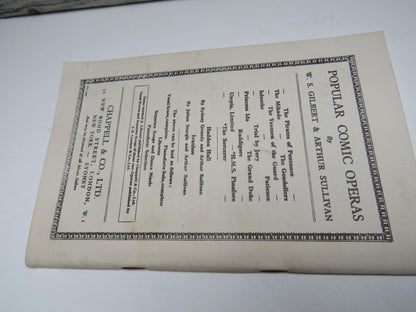 The Mikado or The Town of Tutipu By W. S. Gilbert and Arthur Sullivan 1956