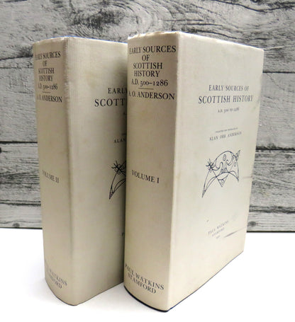 Early Sources of Scottish History A.D. 500 To 1286 Collected and Translated By Alan Orr Anderson 199 book front cover