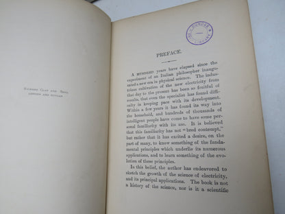 A Century of Electricity By T.C. Mendenhall 1887