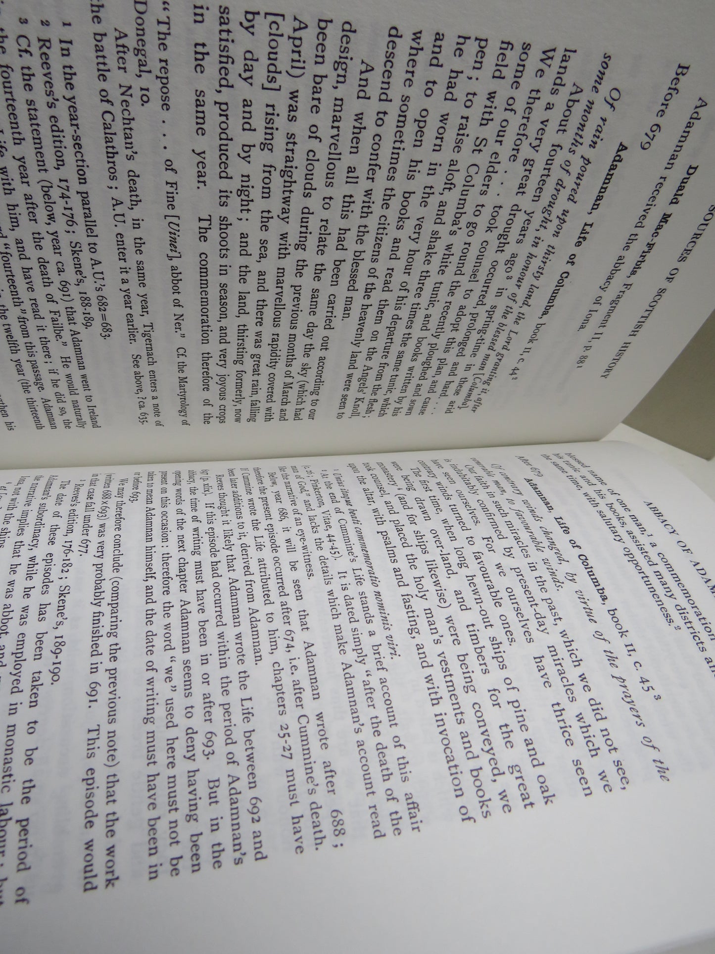 Early Sources of Scottish History A.D. 500 To 1286 Collected and Translated By Alan Orr Anderson 1990