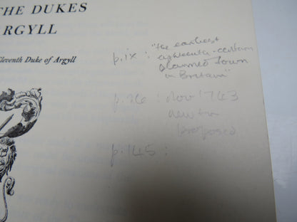 Inveraray and The Dukes of Argyll By Ian G. Lindsay and Mary Cosh 1973 book image 5